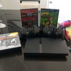 PlayStation 2 with 6 games